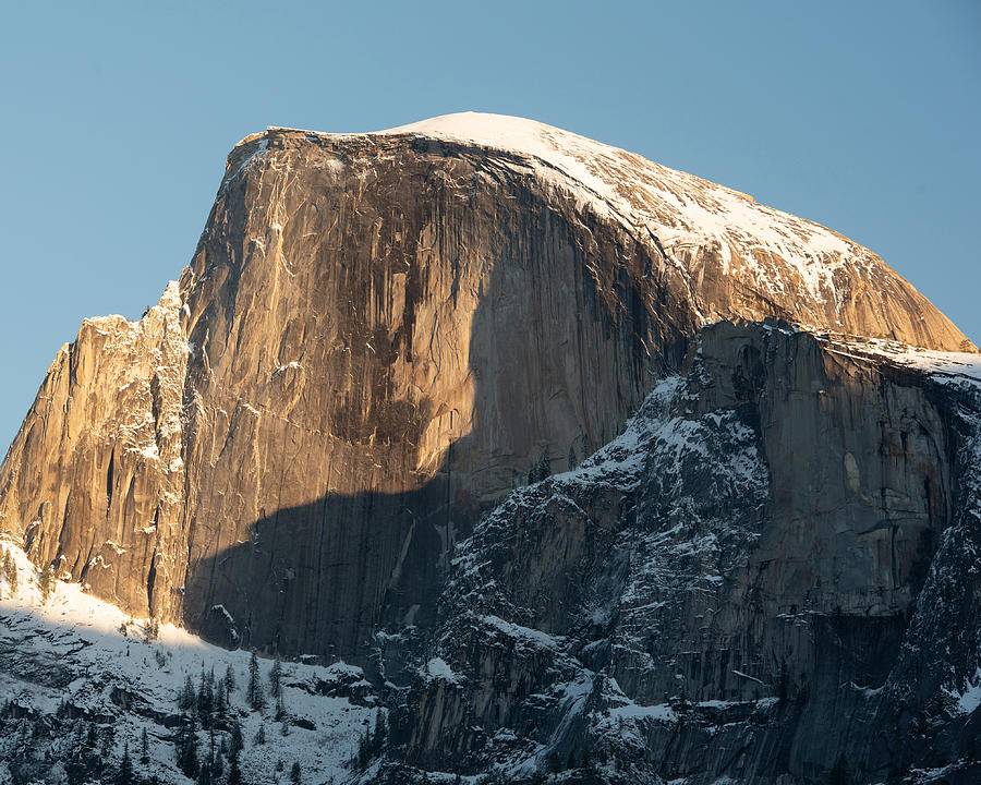  Yosemite half dome in the evening Photograph by Alessandra RC