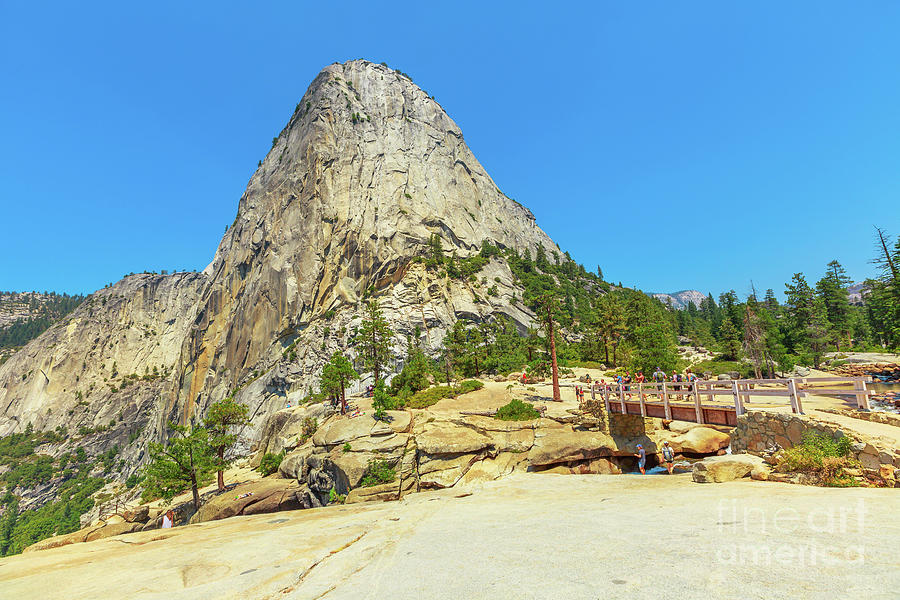 Yosemite Liberty Cap and Nevada Fall Photograph by Benny Marty