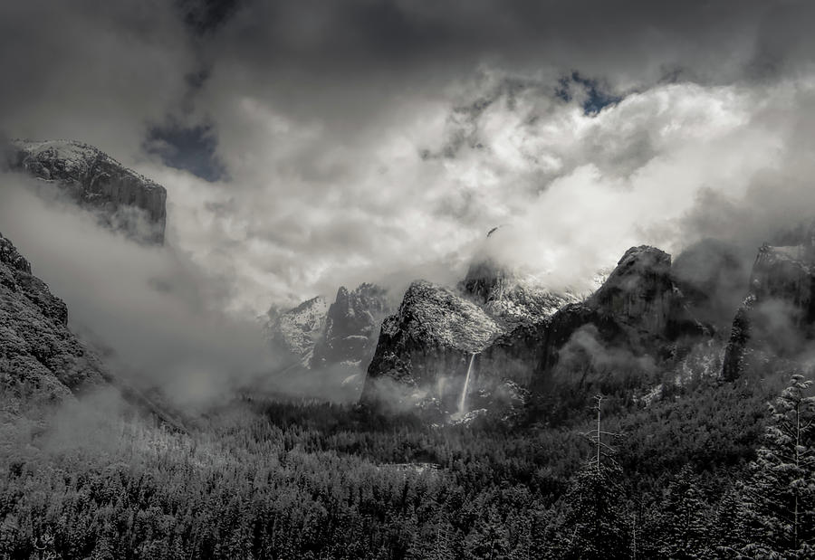 Yosemite Lingering  Storms Photograph by Norma Brandsberg