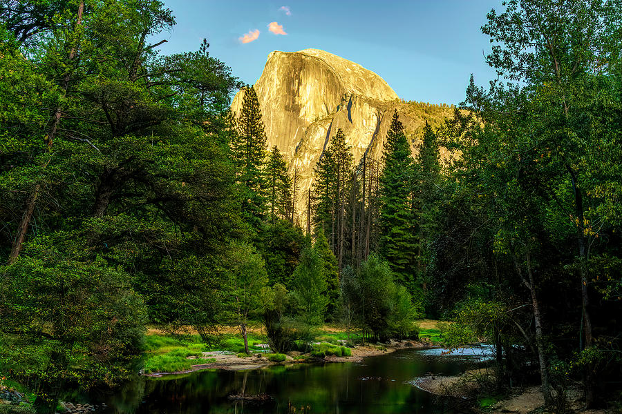 Yosemite Magnificent Half Dome Photograph by Lindsay Thomson