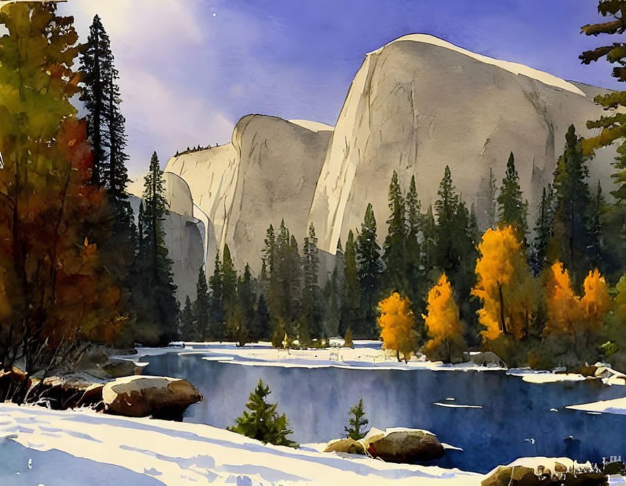 Yosemite National Park Painting by John Scott Boles - Fine Art America