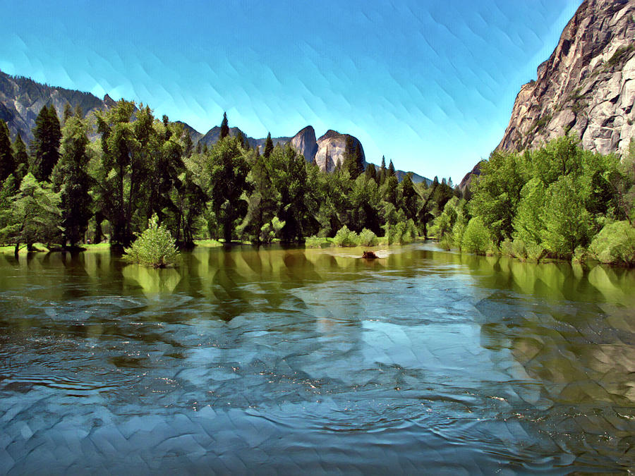 Yosemite Oasis Digital Art by Eyes Of CC