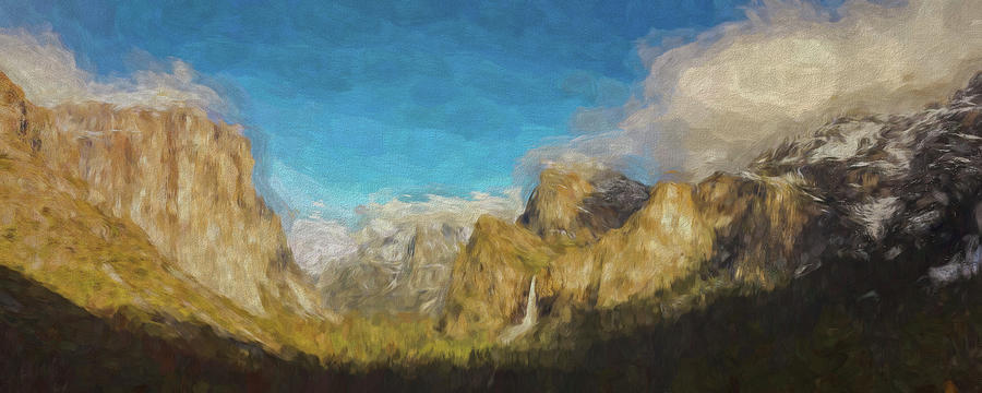 Yosemite Panoramic Abstract Photograph