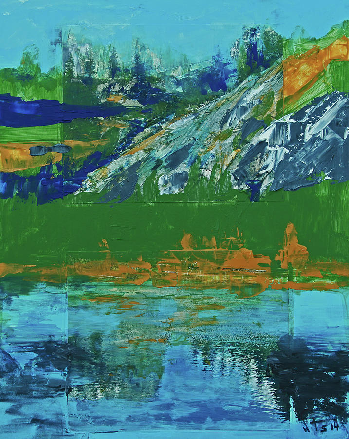 Yosemite Spring Reflections  Mixed Media by Walter Fahmy