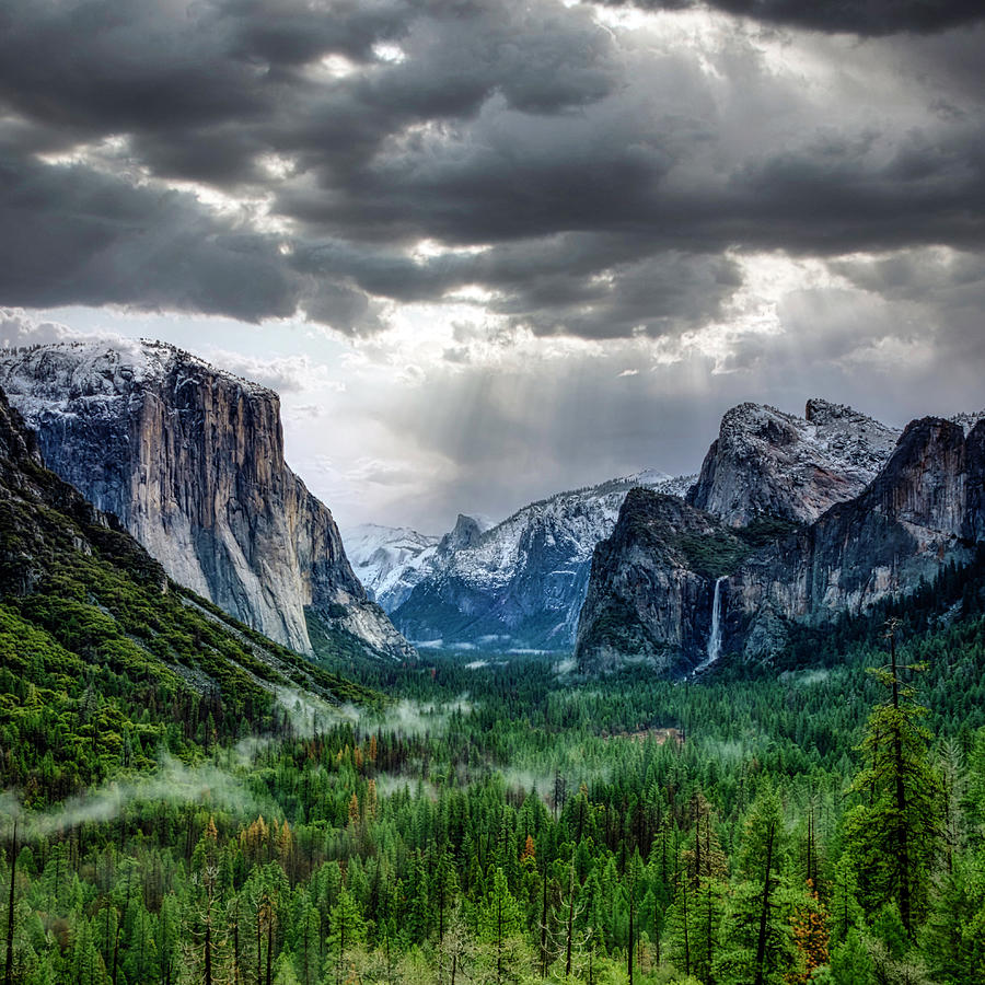 Yosemite Tunnel View Photograph by Romeo Victor