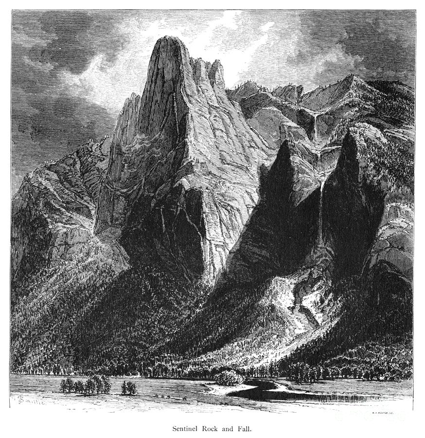 Yosemite Valley, California Drawing by James D Smillie
