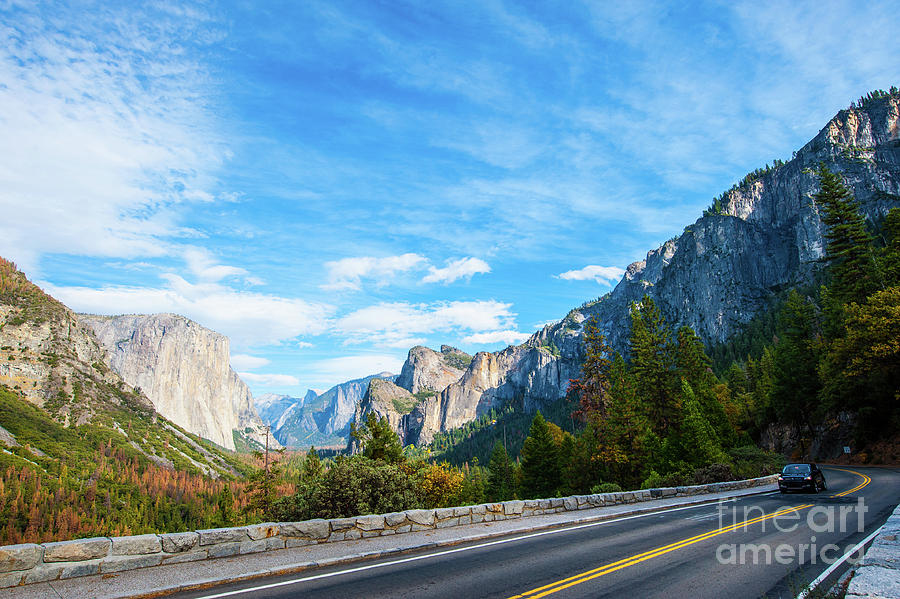 Yosemite Valley from Tunnel View Point Photograph by Amazing Action Photo Video