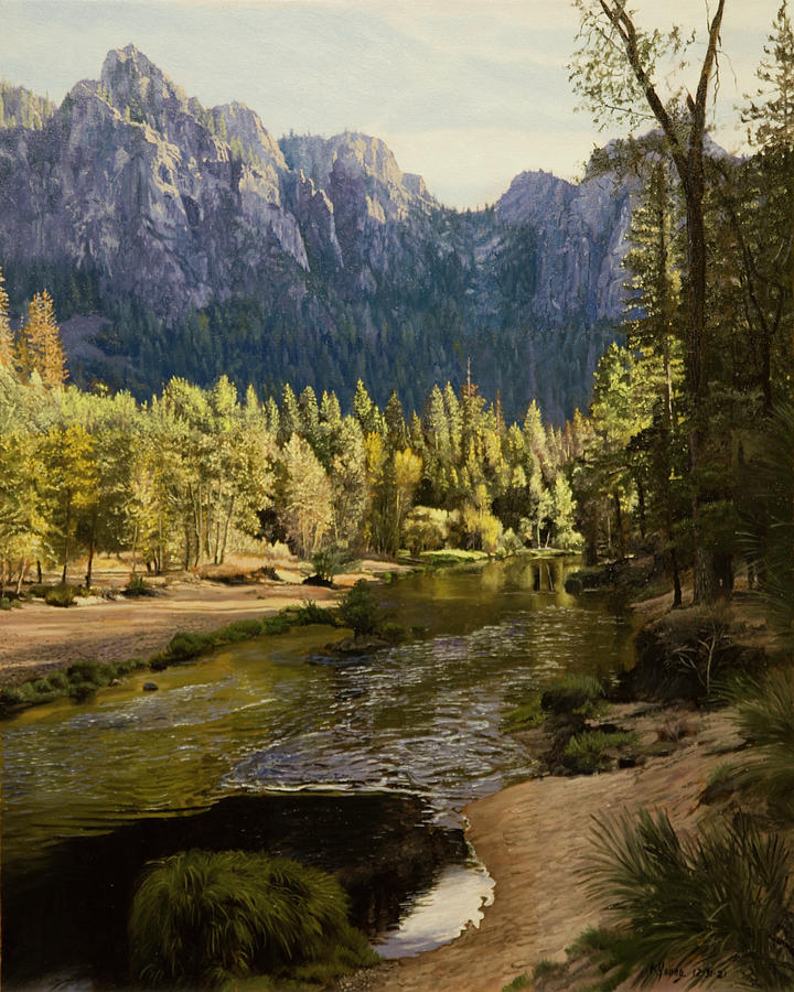 Yosemite Valley Painting by Kenneth Young