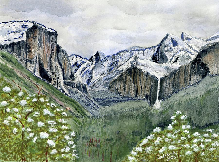Yosemite Valley Painting by Linda Brody