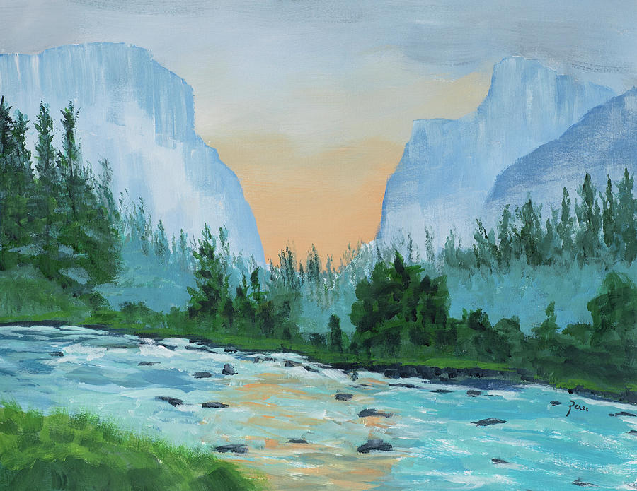 Yosemite Valley Painting by Mark Ross