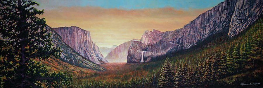 Yosemite Valley Morning Painting by Douglas Castleman