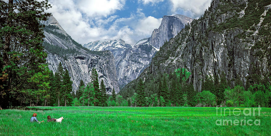 Yosemite Valley Scenic View Photograph by David Zanzinger