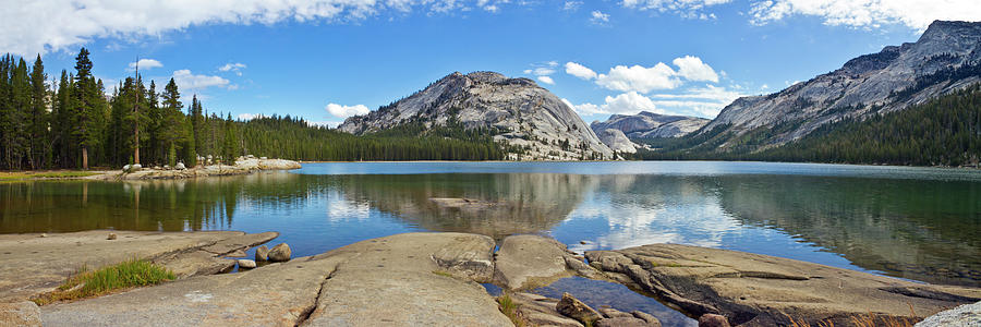 YOSEMITE VALLEY Tenaya Lake - panoramic view Photograph by Melanie ...