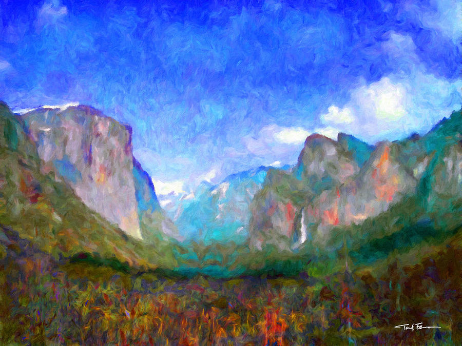 Yosemite Valley, California Painting by Trask Ferrero