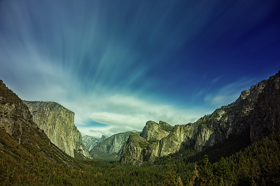 Yosemite Valley Tunnel View Photograph by Ian Good