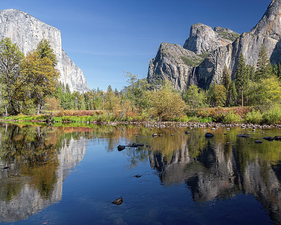 Yosemite - Valley View Reflections Photograph by Jemmy Archer