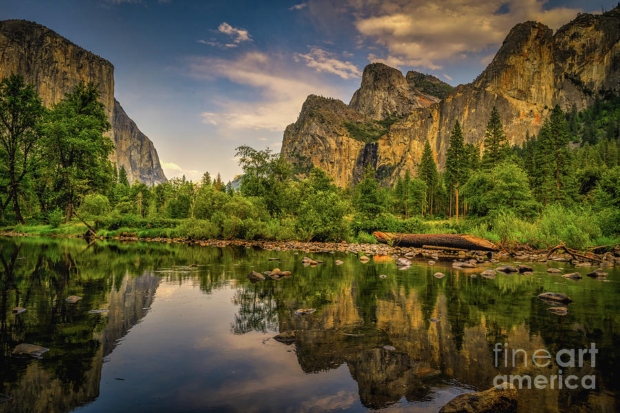 Yosemite Valley View Reflections, Yosemite National Park Photograph by Abigail Diane Photography