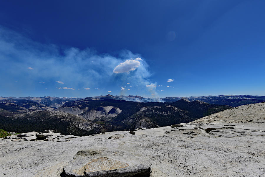 Yosemite View from Half Dome Summit Photograph by Amazing Action Photo Video
