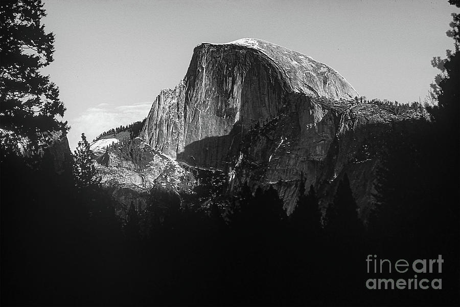 Yosemite -  View Three - Black And White Digital Art by Anthony Ellis