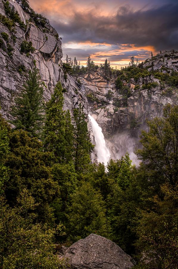 Yosemite Water Falls Photograph by Jaime Mercado