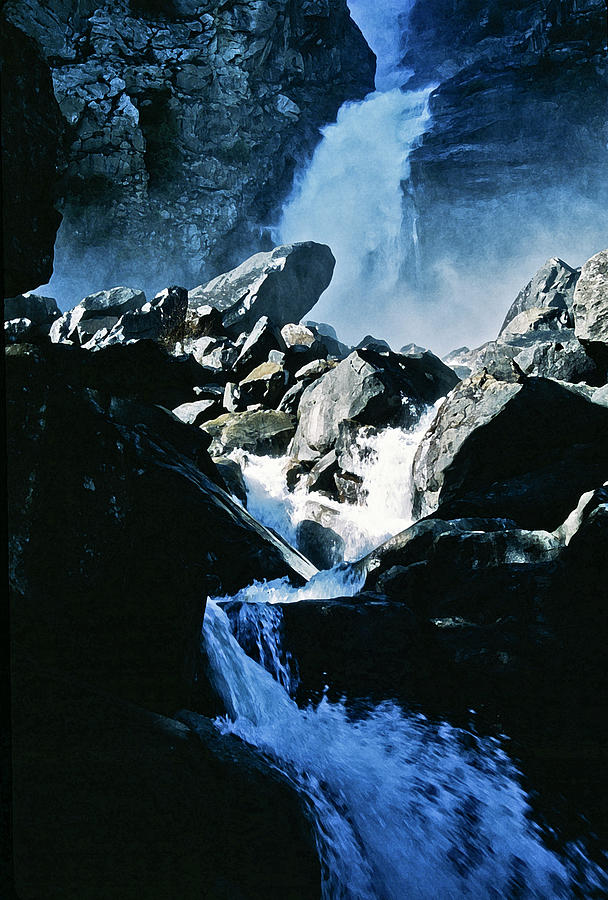 Yosemite Waterfall Photograph by Neil Pankler