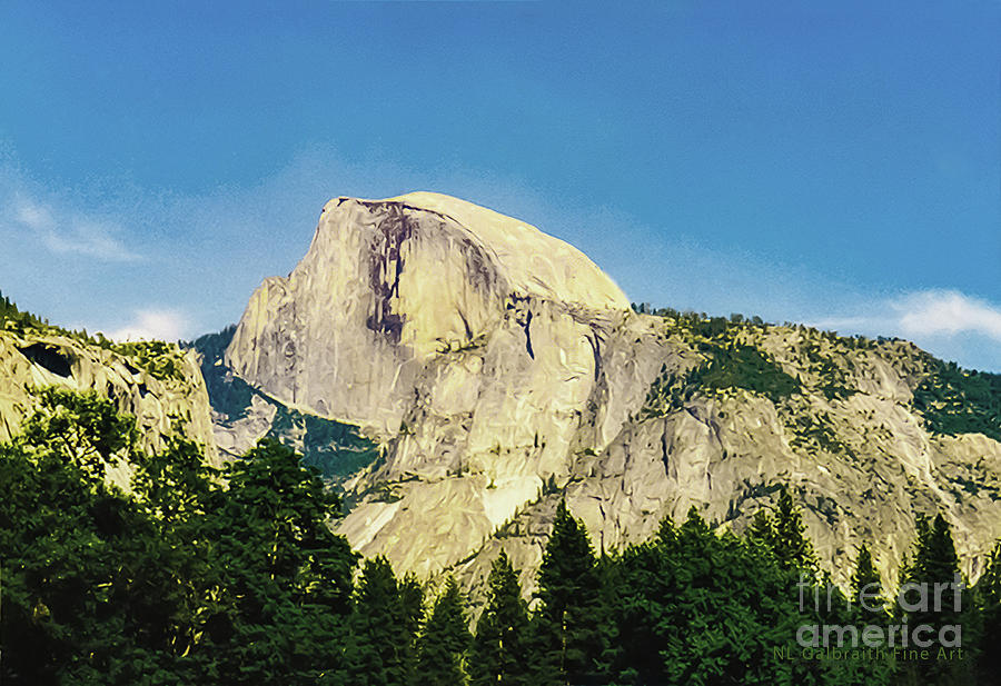 Yosemites Half Dome Photograph By Nl Galbraith Fine Art America