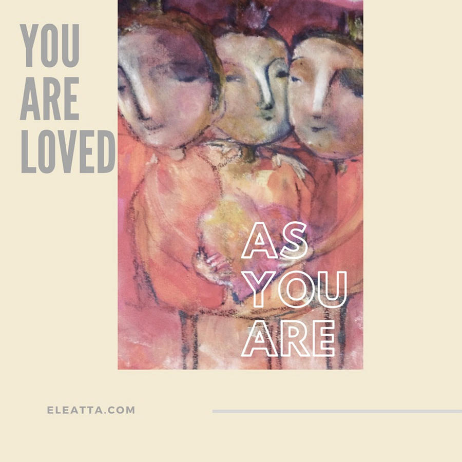 You Are Loved Poster Mixed Media by Eleatta Diver