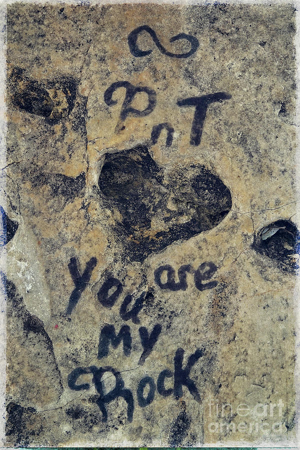 You Are My Rock Photograph