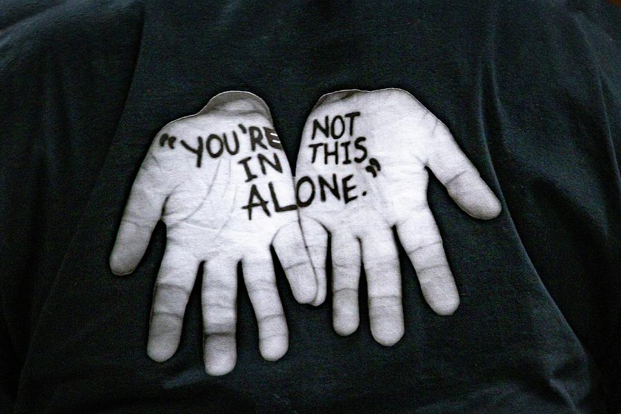 You Are Not In This Alone Photograph by Linda Unger