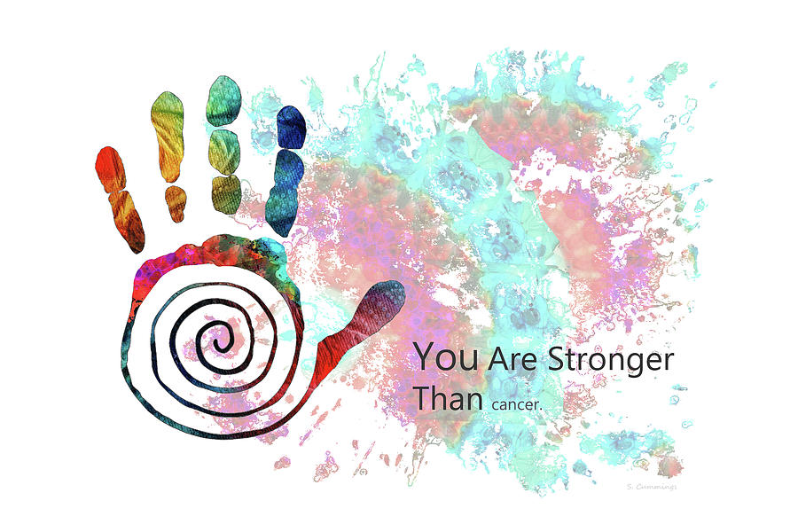 Inspirational Painting - You Are Strong - Healing Inspirational Art by Sharon Cummings
