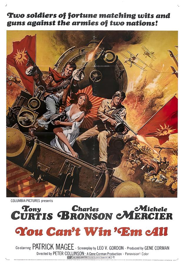 You Cant Win Em All, 1970, art by Frank McCarthy Mixed Media by Movie World Posters