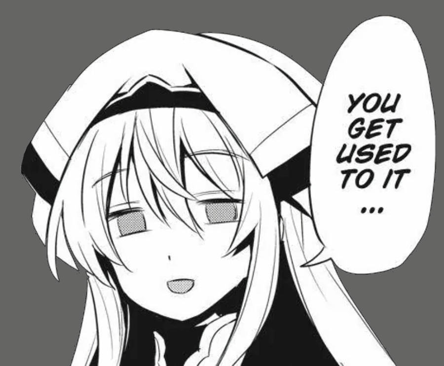 You Get Used To It Goblin Slayer Priestess Painting by Elliott Thompson - Goblin Slayer You Get Used To It