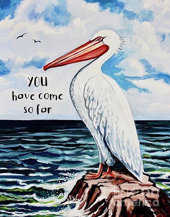 You Have Come So Far Painting by Elizabeth Robinette Tyndall