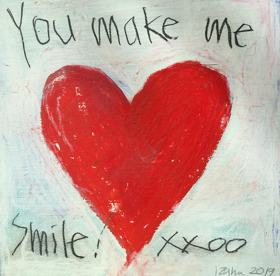 You Make Me Smile Mixed Media by Lynda Zahn
