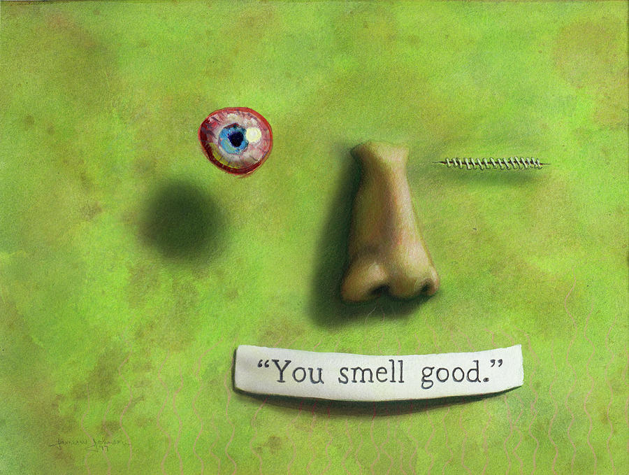You smell good Painting by James W Johnson