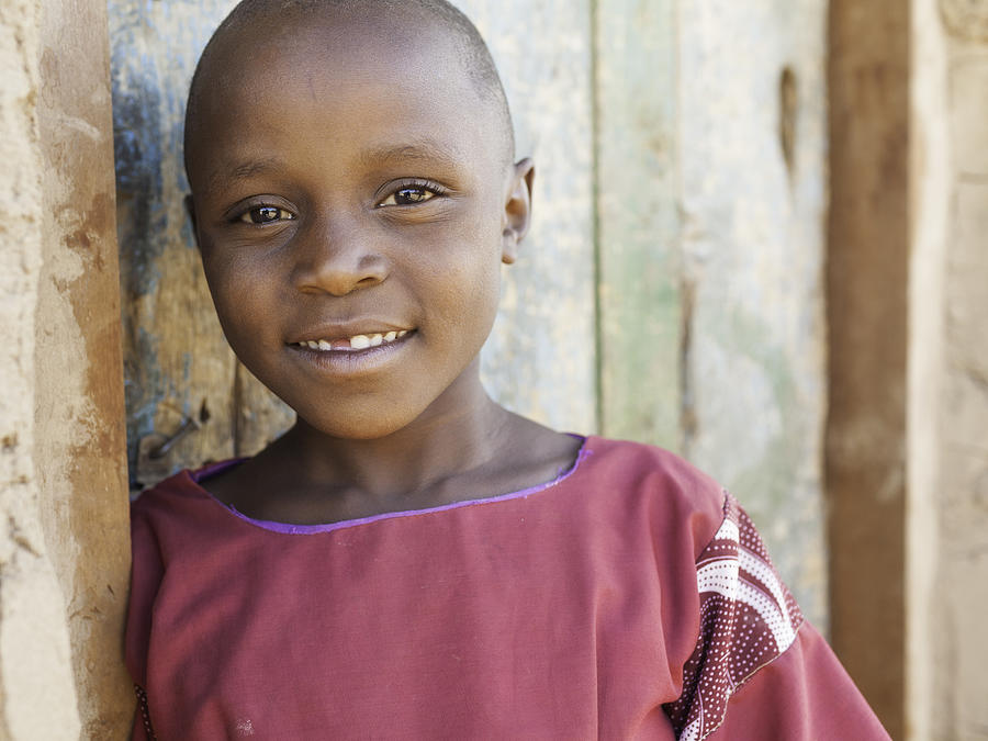 Young African Girl Smiling Photograph by Ranplett