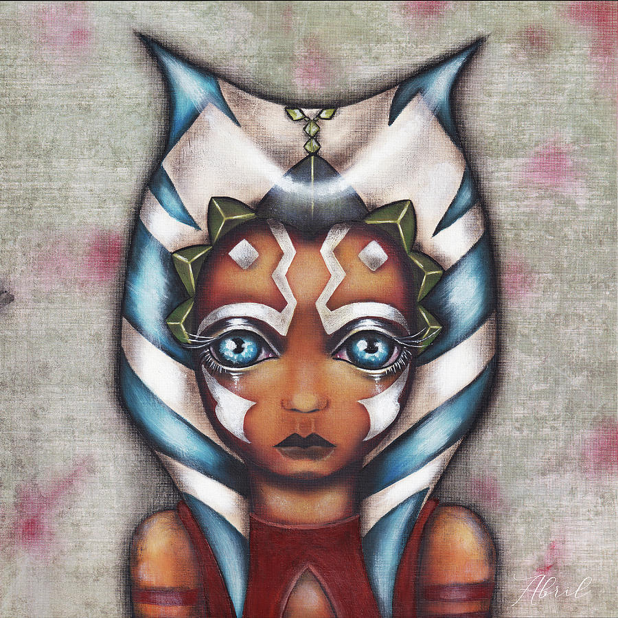 Star Wars Painting - Young Ahsoka  by Abril Andrade