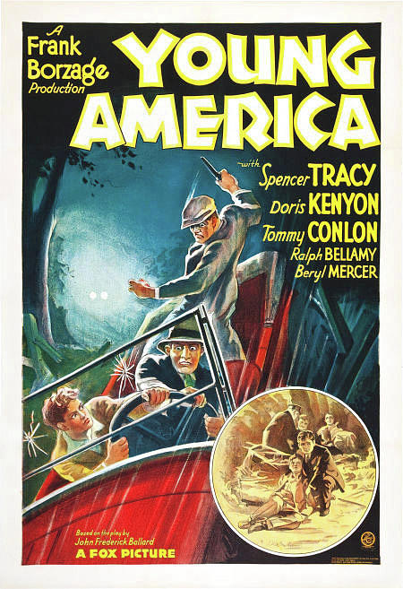 Spencer Tracy Digital Art - Young America - 1932 by Original Movie Poster