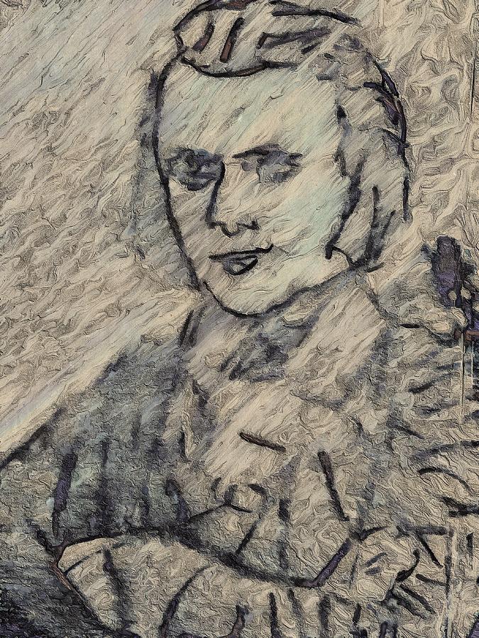 Young Brahms Mixed Media by Bencasso Barnesquiat