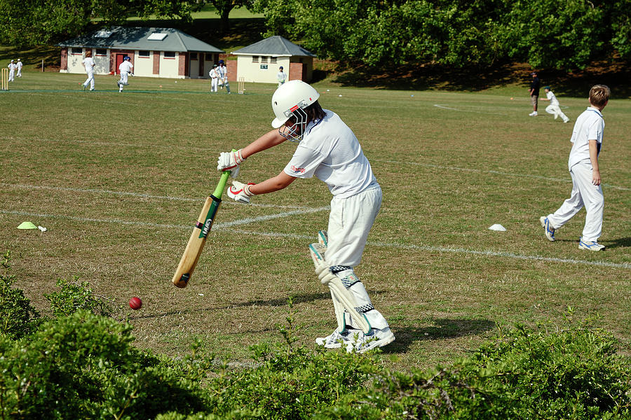 Young Cricket Player Photograph by Sally Weigand - Pixels