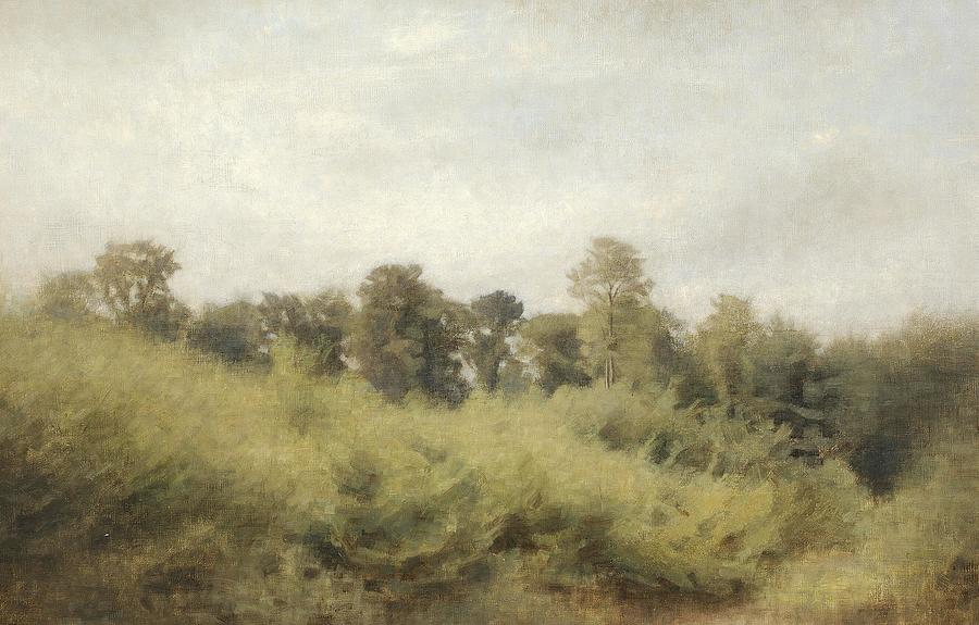 Young Forest Trorod Dansk Ungskov Trorod Drawing By Vilhelm Hammershoi 