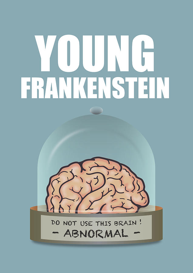 Young Frankenstein - Alternative Movie Poster Digital Art by Movie Poster Boy