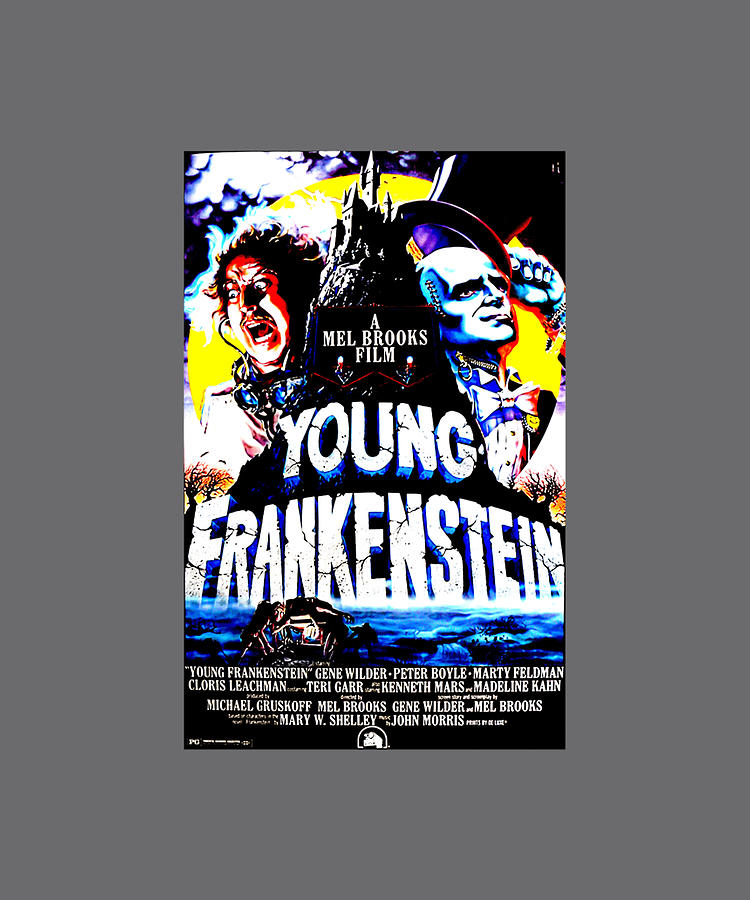 Young Frankenstein Vintage Movie Fan Art Gift Tapestry - Textile By ...