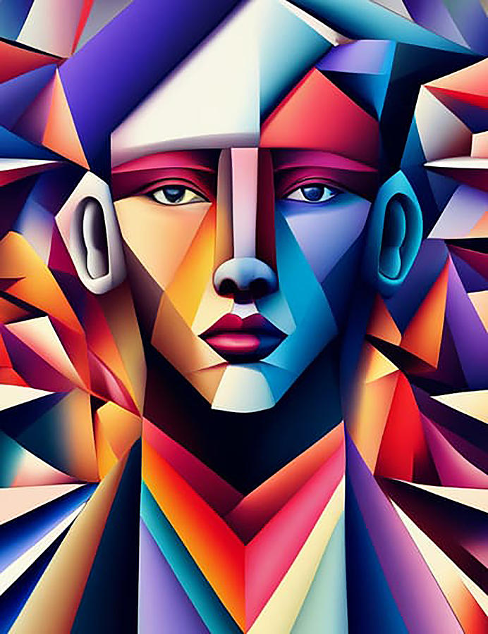 Abstract Digital Art - Young Gentleman by Jim Cook