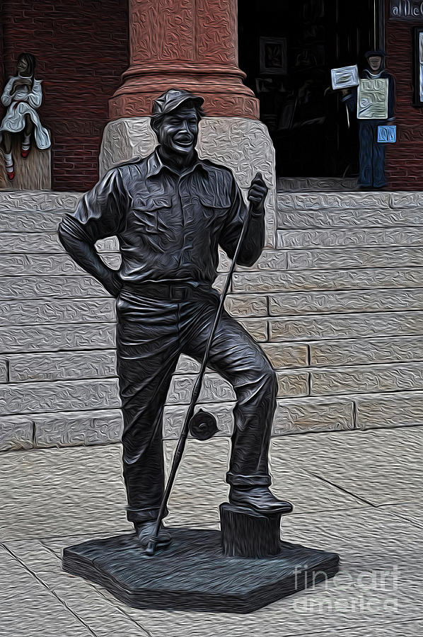 Young Hemmingway Statue Photograph by Chris Thaxter