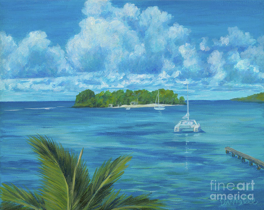 Young Island Painting by Danielle Perry