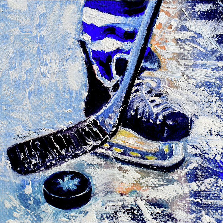 Young Leafs Fan Painting by Hanne Lore Koehler