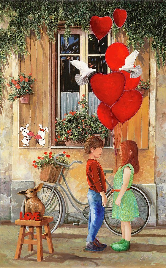 Young Love Painting