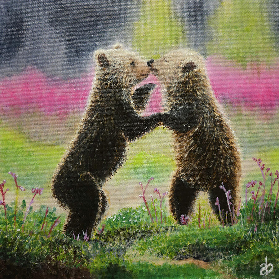 Young Love Painting Painting by Angela Brunson Young Love Painting Painting by Angela Brunson