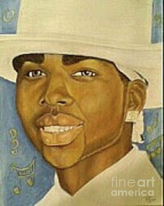 People Painting - Young Man by Arron Kirkwood